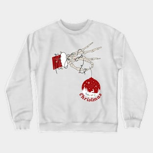 Skeleton Christmas Crewneck Sweatshirt